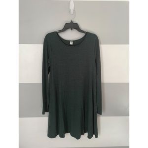 Old Navy Long Sleeve Knit Swing Dress